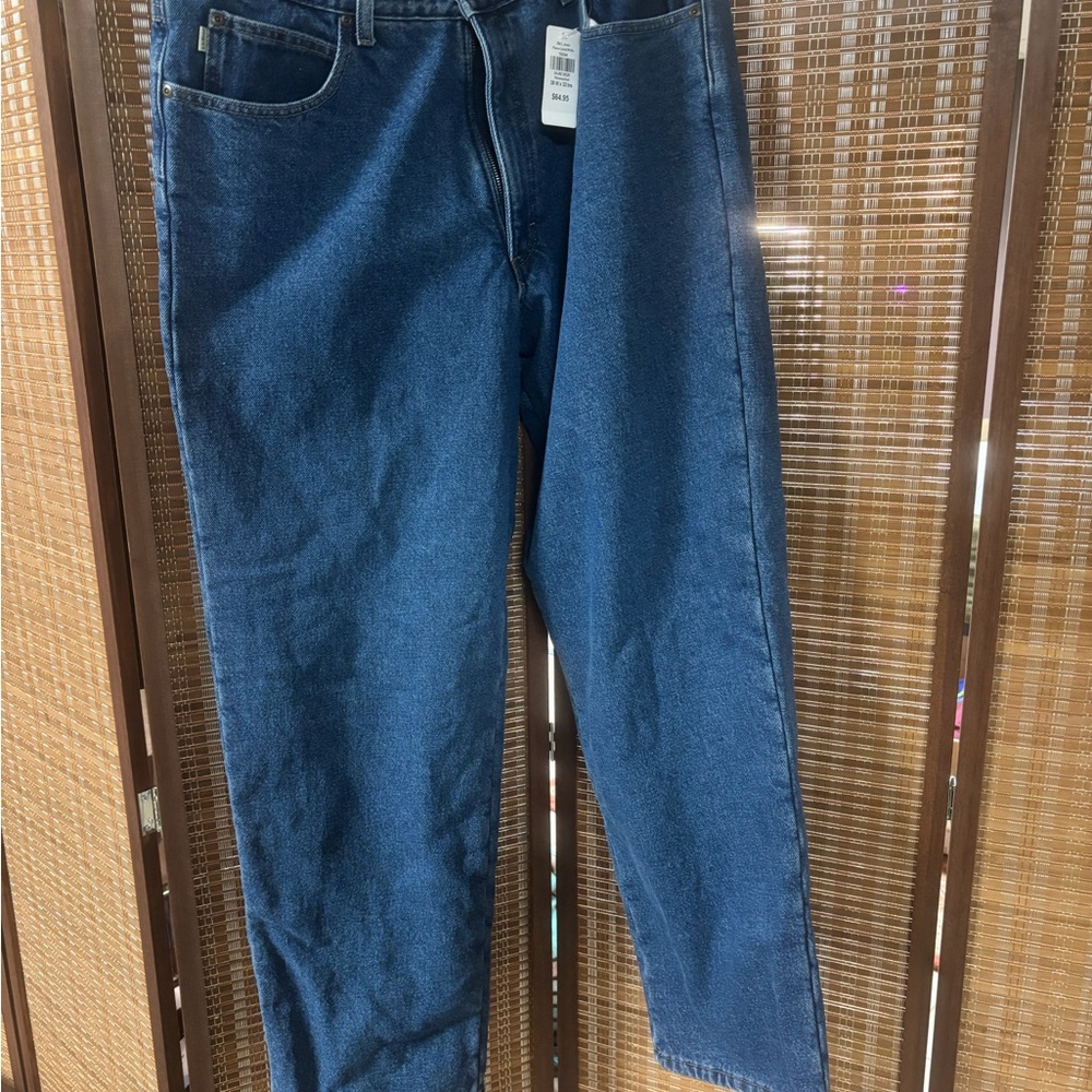 LLBean NWT Fleece Lined Jeans W38 L32
